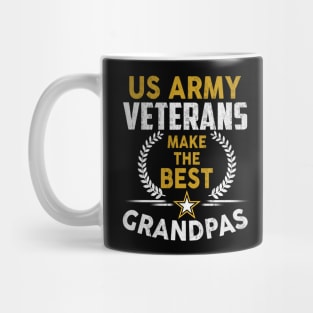 US Army Veterans Make the Best Grandpas T-Shirt Army Veteran Mug